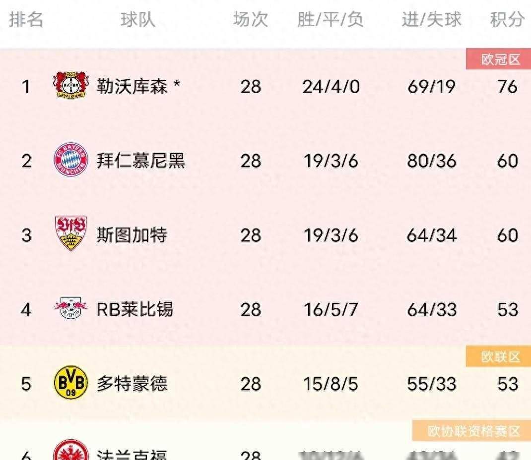 多特蒙德反败为胜，积分榜排名上升的简单介绍