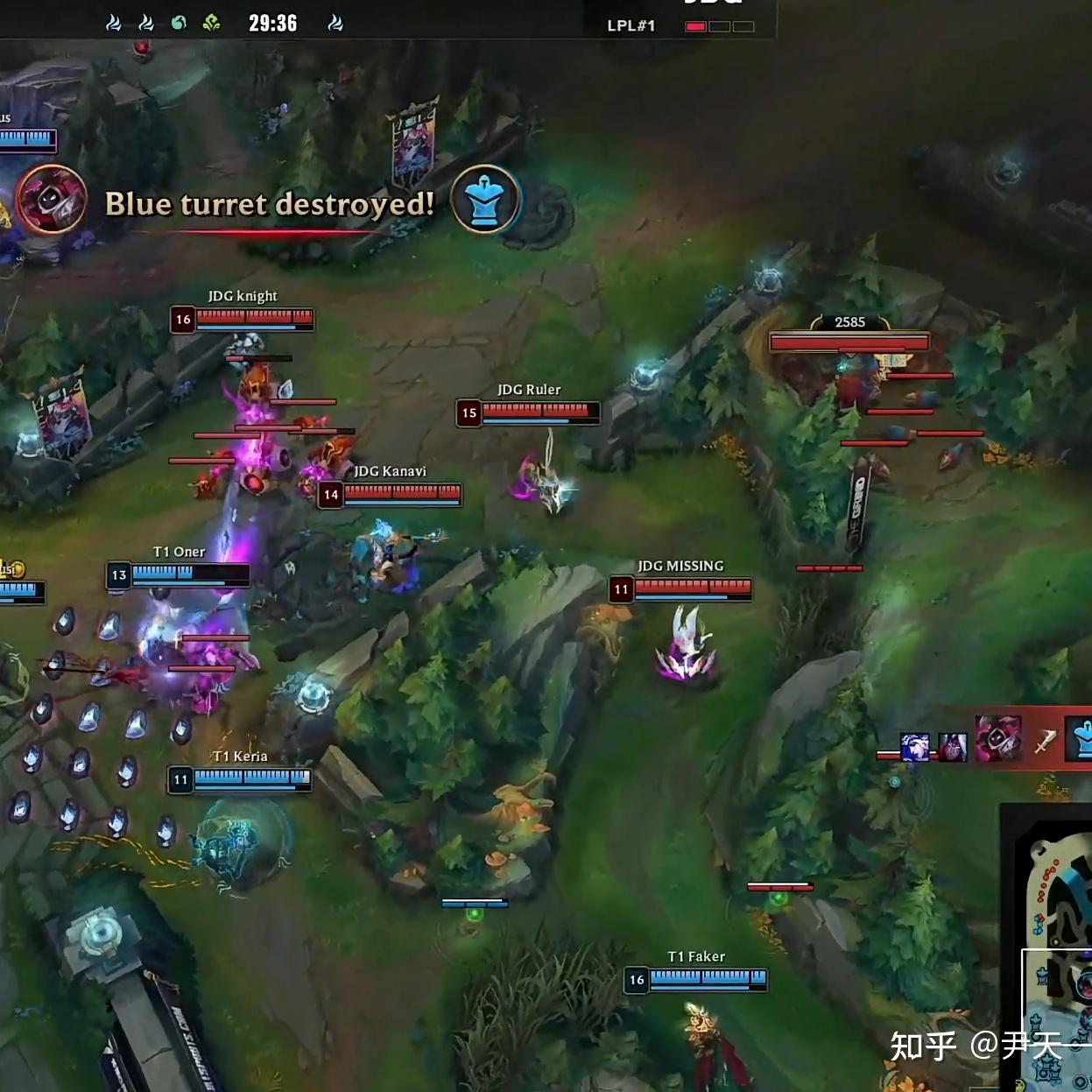 JDG横扫FNC，Faker操刀奇招英雄翻盘半决赛3:2（广州）